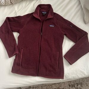 Patagonia Burgundy Fleece Jacket